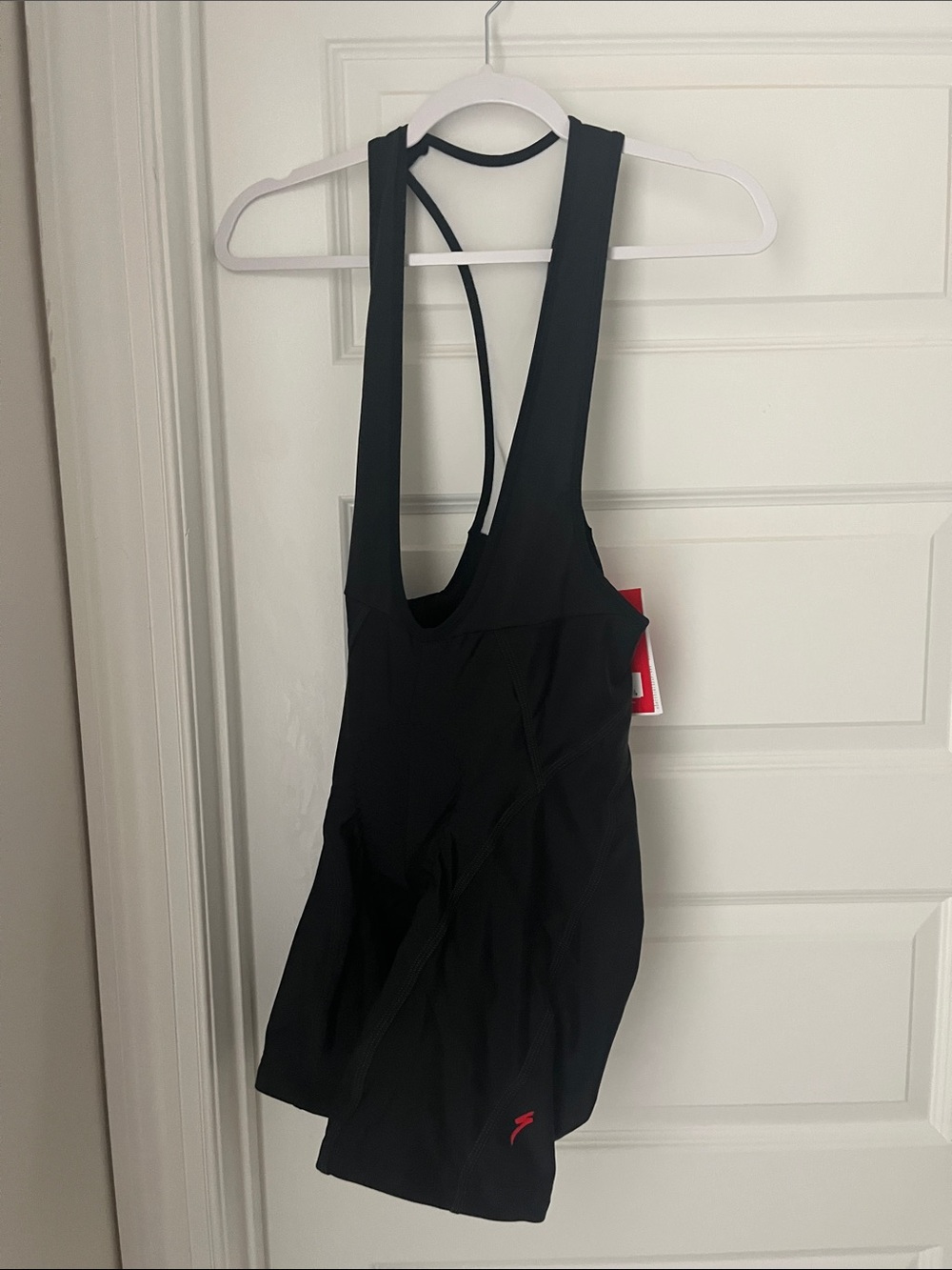Specialized Black Cycling Bib Shorts with Red Logo